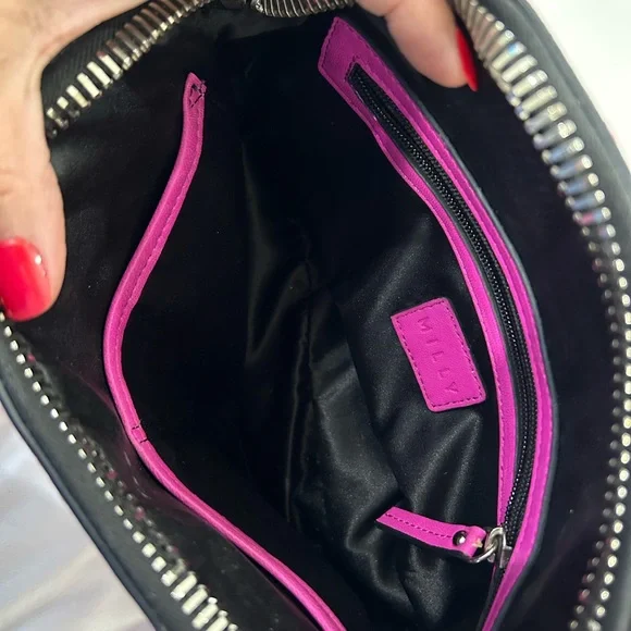 PRICE ⬇️ • MILLY - Hot Pink Crossbody Bag - Small - - Picture 2 of 10